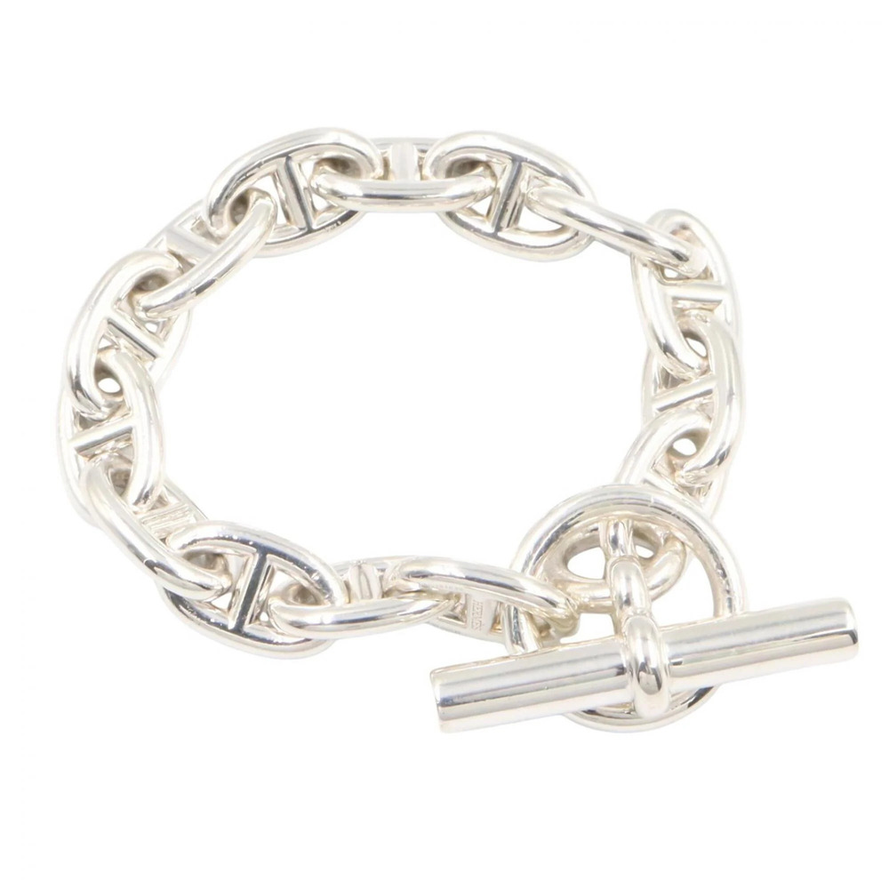 HERMES Silver Charm Bracelet